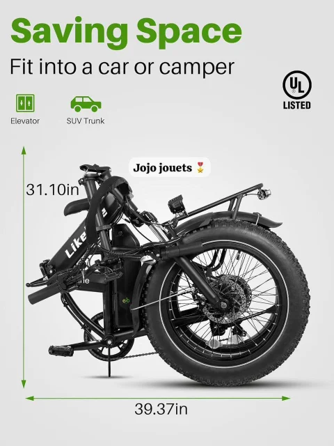 Vue 13 de Vélo Électrique SHINE Professional Focus Pliable 48V - LIKEBIKE
