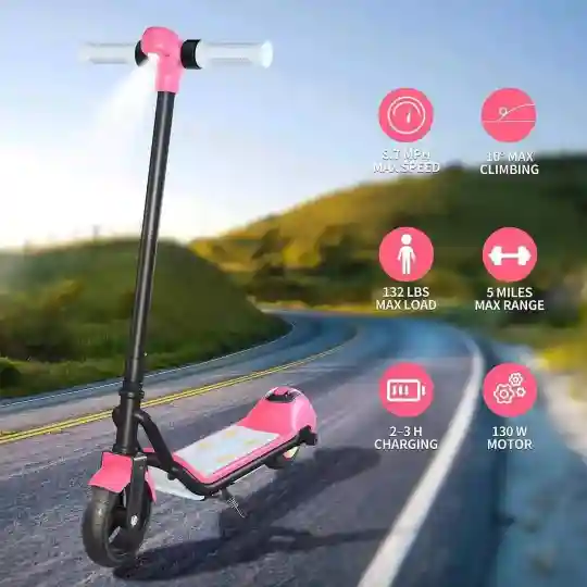Vue 4 de Trottinette électrique pour enfants Phantom Bluetooth 24V