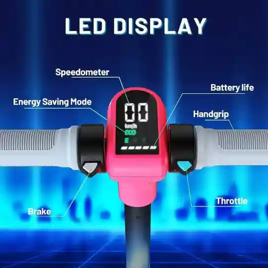 Vue 7 de Trottinette électrique pour enfants Phantom Bluetooth 24V