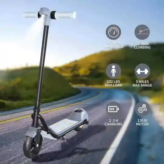 Vue 3 de Trottinette électrique pour enfants Phantom Bluetooth 24V