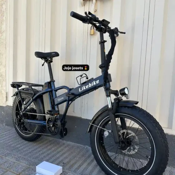 Vue 3 de Vélo Électrique SHINE PRO Ebike Pliable 48V – LIKEBIKE