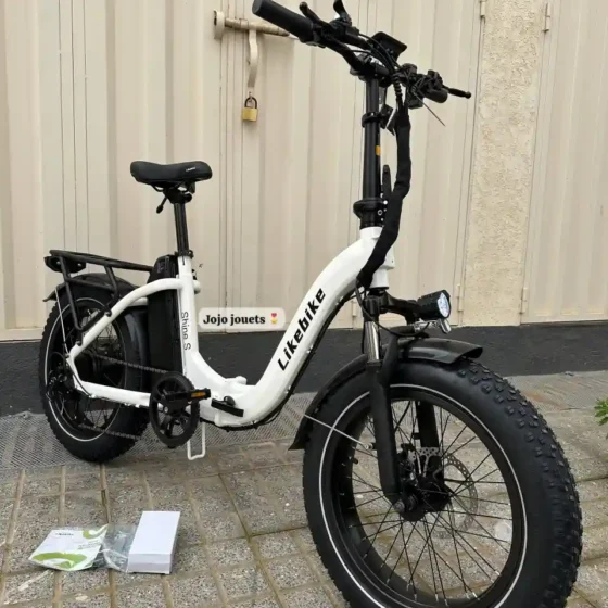 Vue 2 de Vélo Électrique SHINE S PRO Ebike Pliable 48V - LIKEBIKE