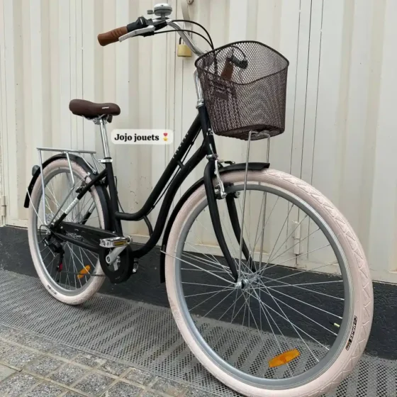 Vue 2 de Vélo Madame Classique HAOMENG 28 Pouces