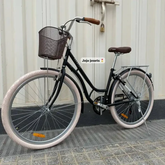 Vue 5 de Vélo Madame Classique HAOMENG 28 Pouces