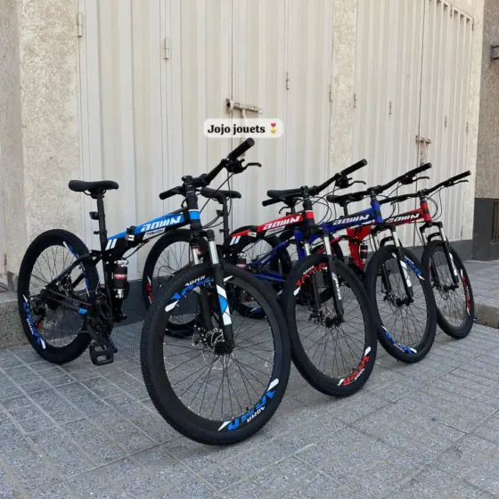 Vue 3 de Vélo VTT PLIABLE AOMN 26 POUCES