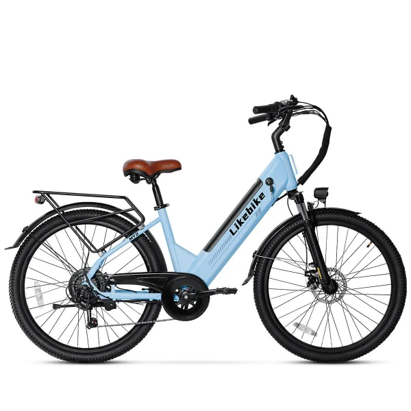 Vue 2 de Vélo Madame Électrique Likebike MY2 1500W Max