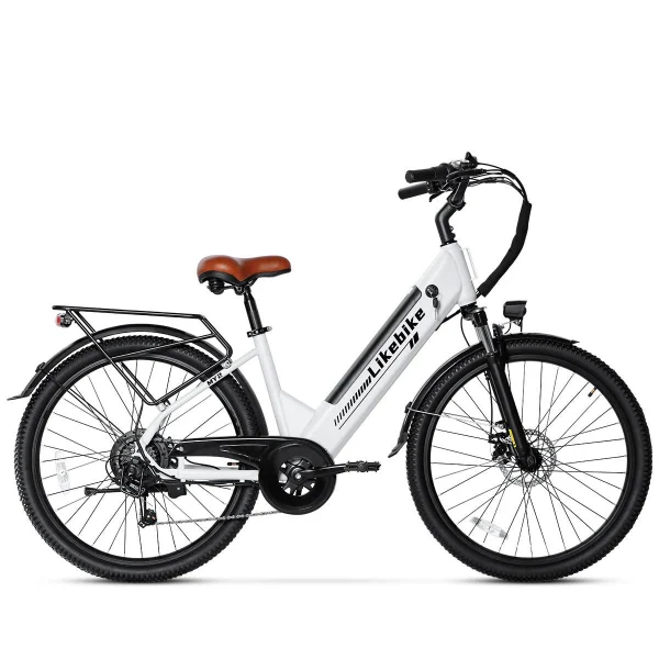 Vue 3 de Vélo Madame Électrique Likebike MY2 1500W Max