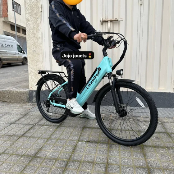 Vue 4 de Vélo Madame Électrique Likebike MY2 1500W Max