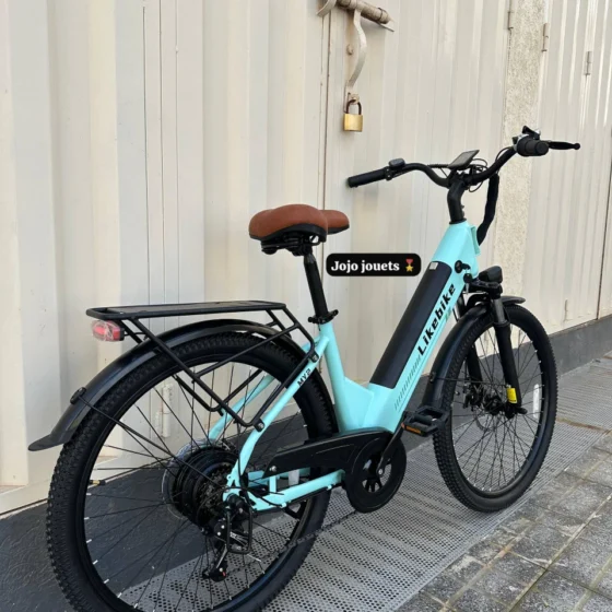 Vue 6 de Vélo Madame Électrique Likebike MY2 1500W Max