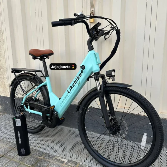 Vue 7 de Vélo Madame Électrique Likebike MY2 1500W Max