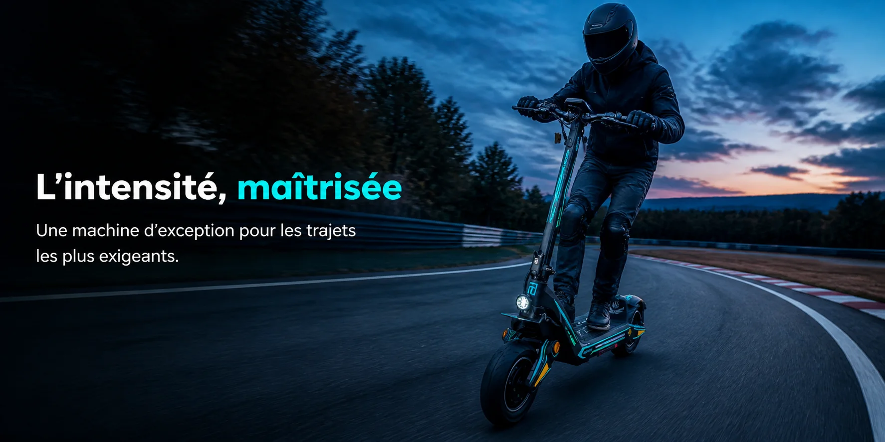 Trottinette Électrique DRIVETRON DT06 60V — mise en situation