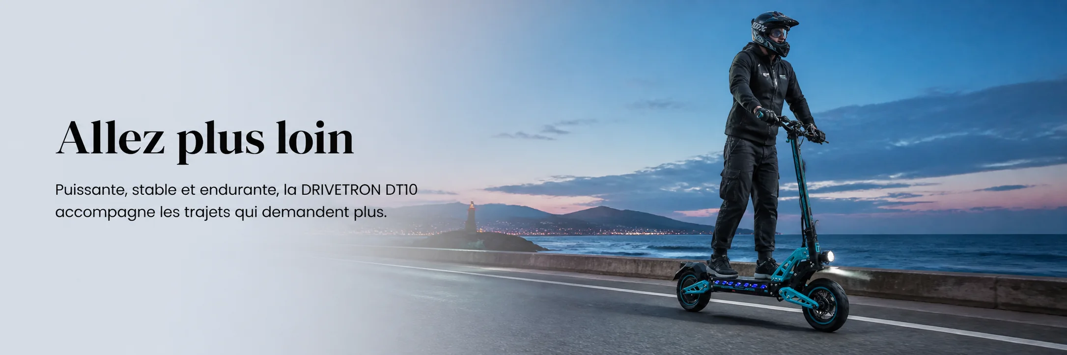 Trottinette Électrique DRIVETRON DT10 52V — mise en situation