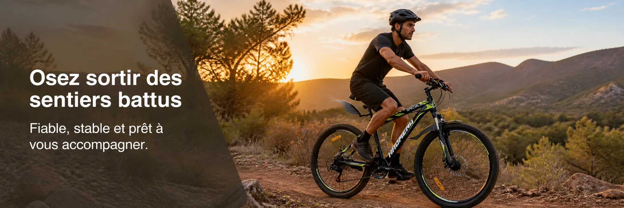 Vélo VTT HAOMENG SPECIAL MTB 26 Pouces — mise en situation