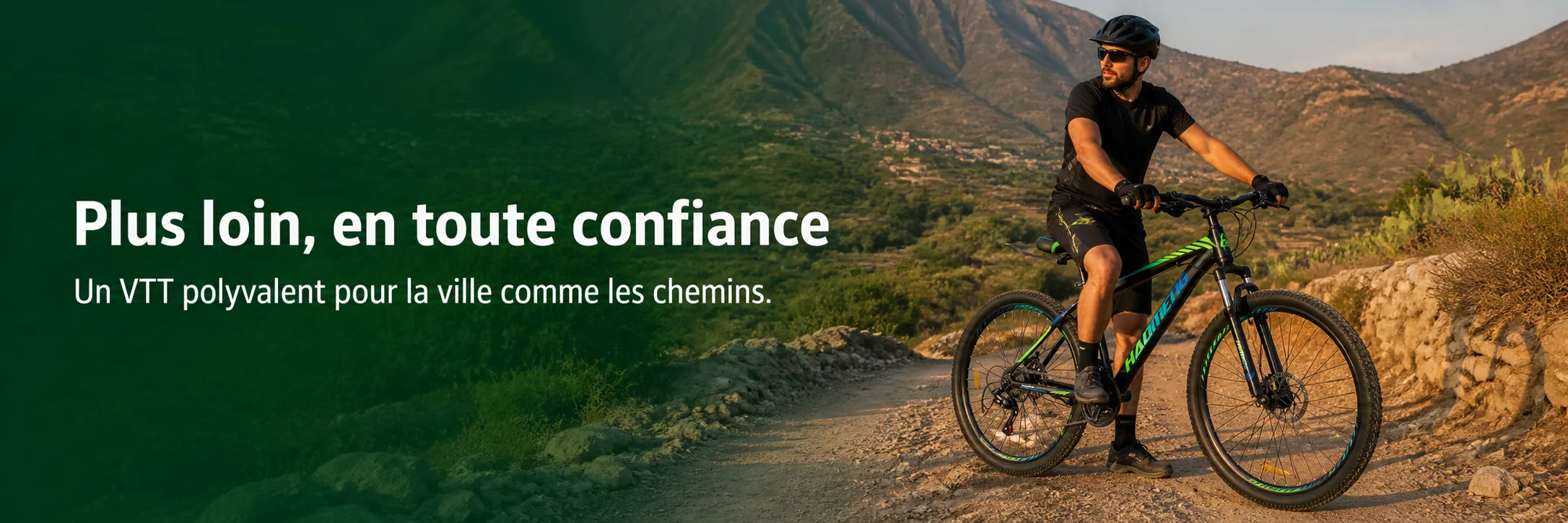 Vélo VTT HAOMENG SPECIAL MTB 27,5 Pouces — mise en situation