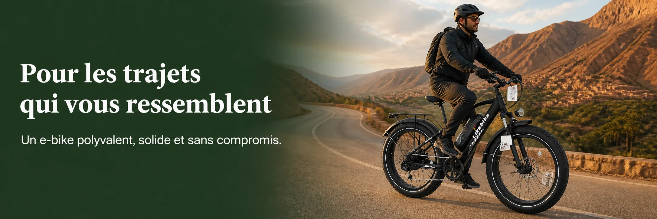 Vélo Électrique Likebike Lander Ebike Pro 48V — mise en situation