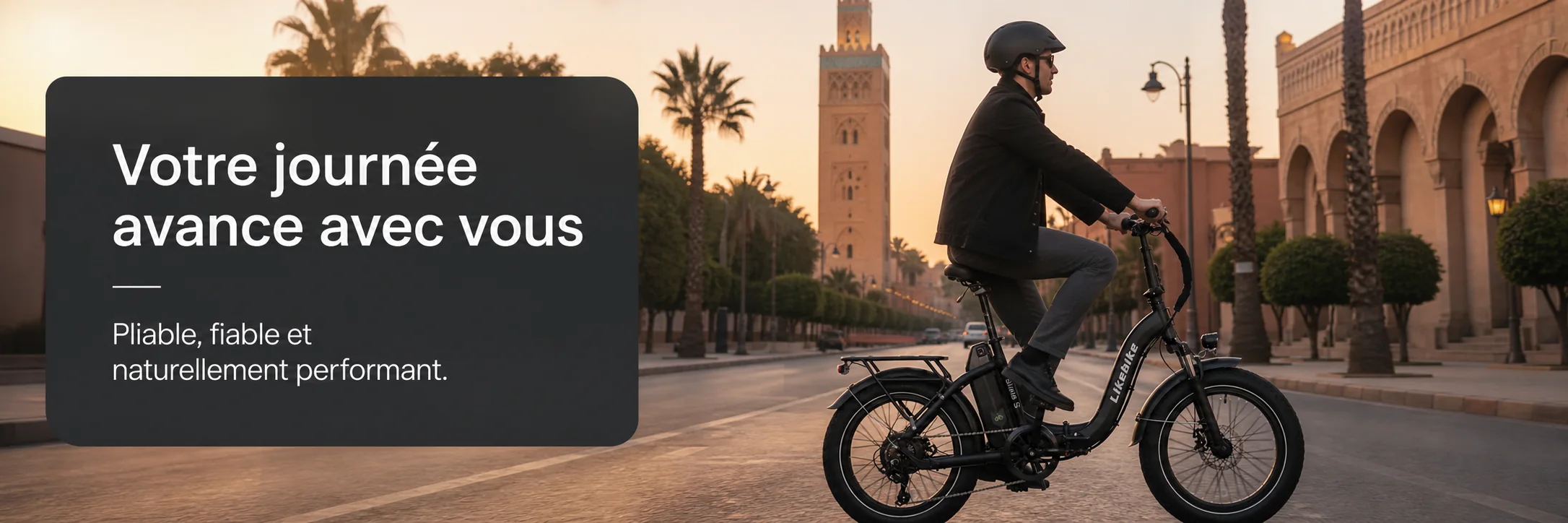 Vélo Électrique SHINE S Professional Focus Pliable 48V - LIKEBIKE — mise en situation