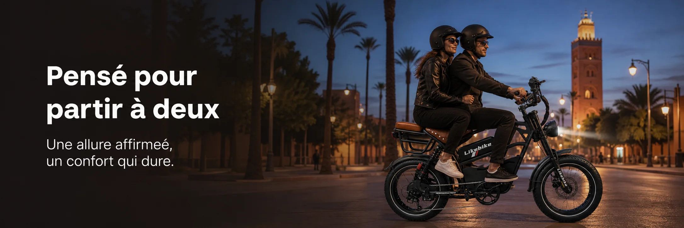 Vélo Électrique U9 Pro HARLEY Professional 48V 750W – LIKEBIKE — mise en situation