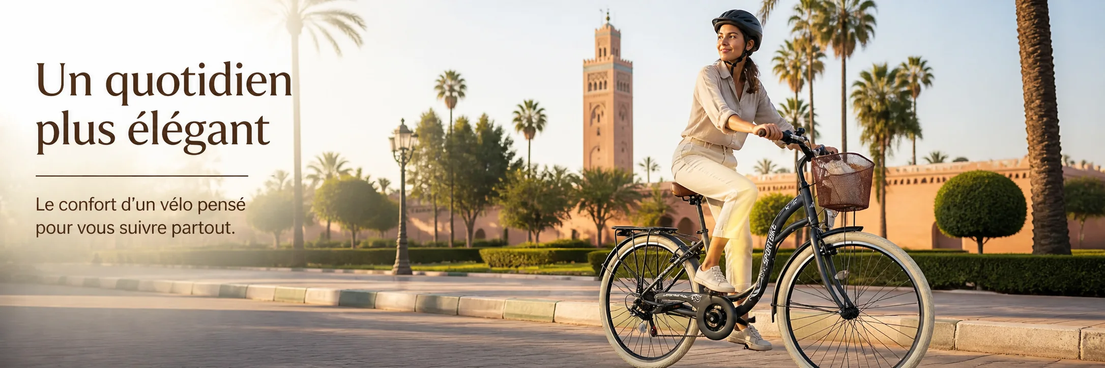 Vélo MADAME PRO SPORT BIKE 28 Pouces — mise en situation