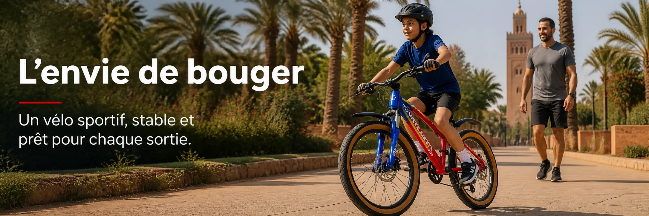 Vélo VTT SPORT BIKE 20 Pouces — mise en situation