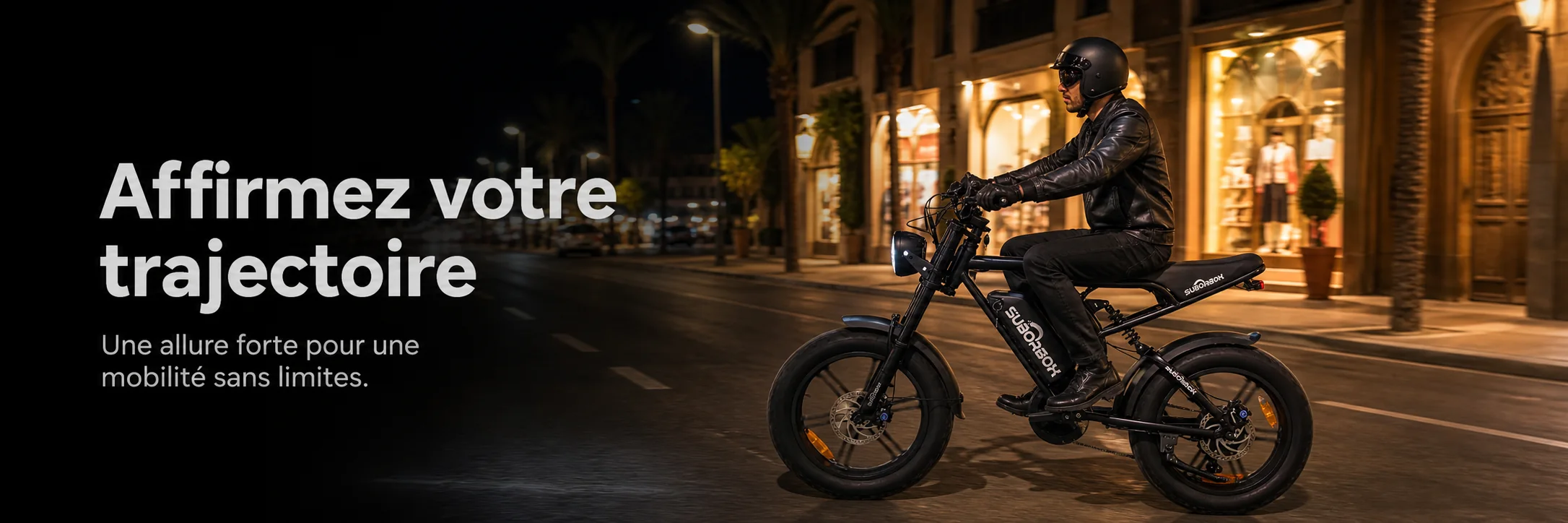 Vélo Électrique K1 HARLEY 48V - SUBORBOX — mise en situation