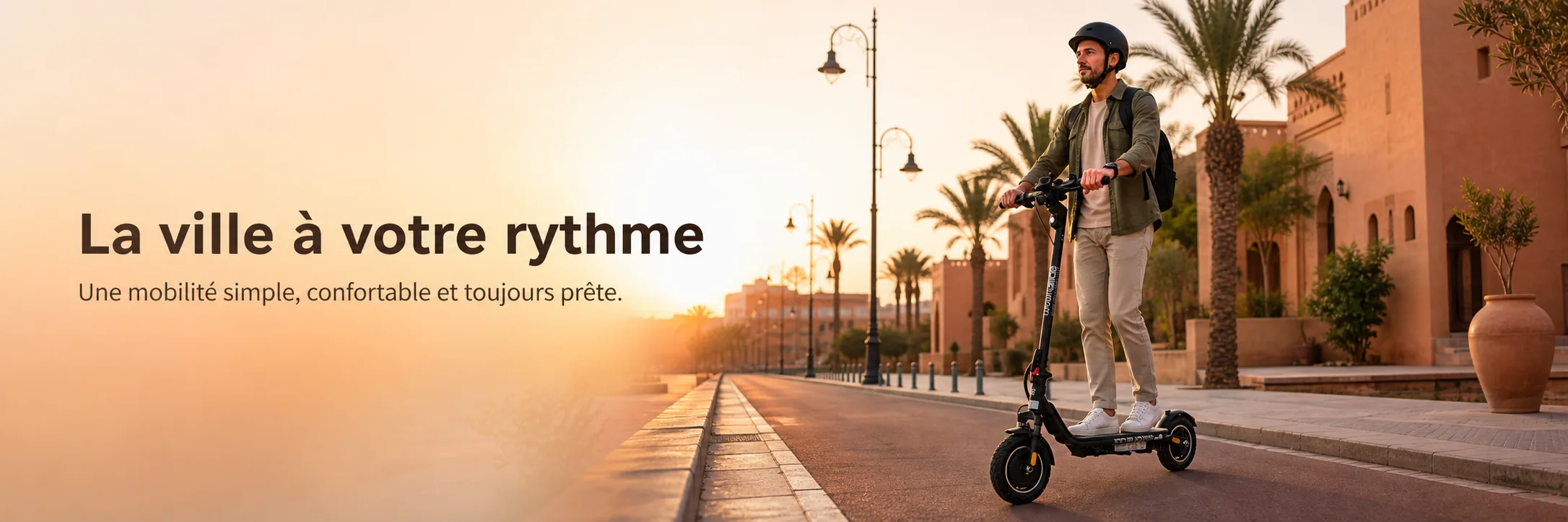 Trottinette Électrique Urban Glide Evo 100 — mise en situation