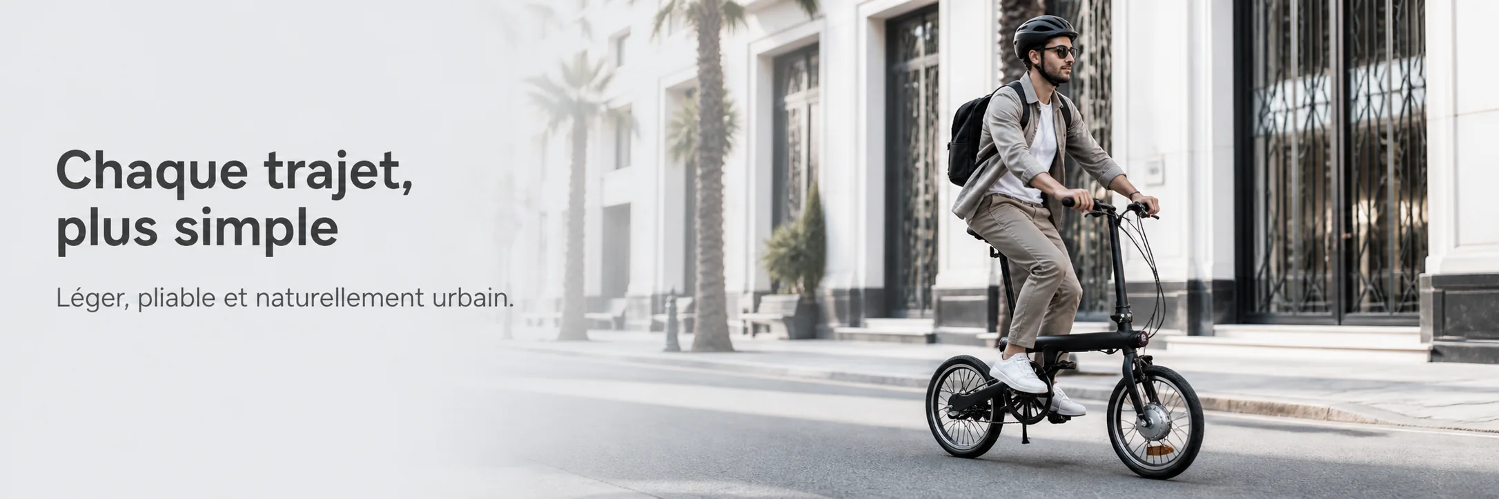 Vélo électrique XIAOMI FOLDING BIKE — mise en situation