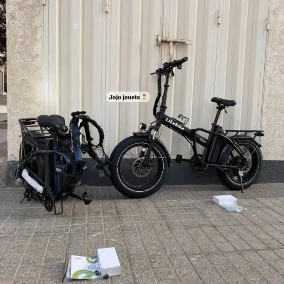 Vue 3 de Vélo Électrique Likebike SHINE PRO Ebike 48V